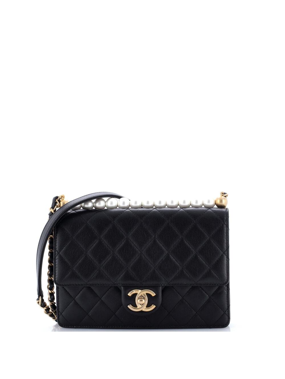 Chanel Chic Pearls Flap Bag Quilted #337431C41B